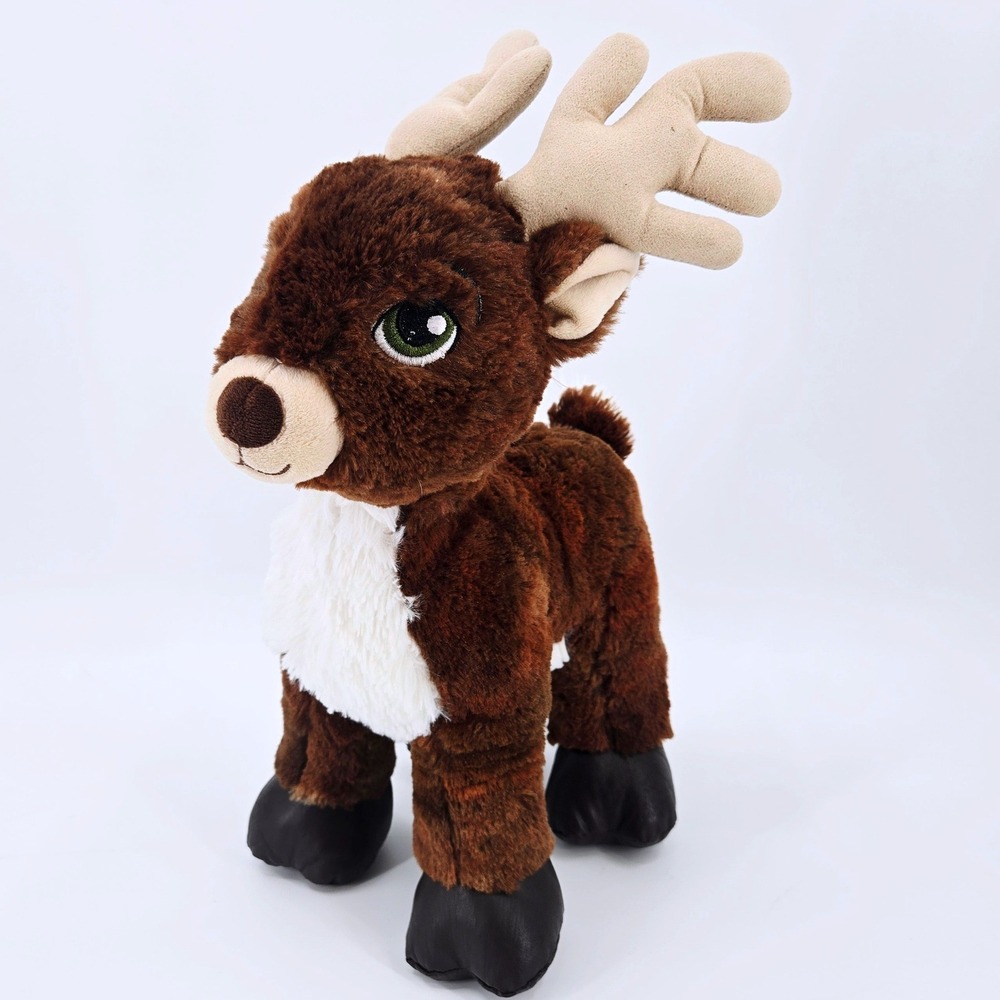 Build-A-Bear 2015 Merry Mission Donner Reindeer Green Eyes Christmas Plush